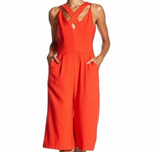 Adelyn Rae red Jumper cullote xs.